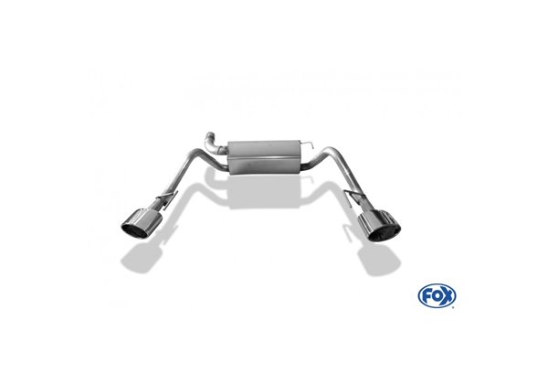 Escape deportivo Fox Opel Astra J Stufenheck 1,6l