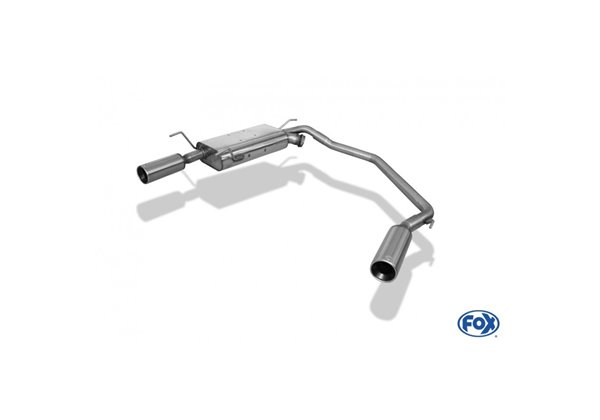 Escape deportivo Fox Opel Vectra B Duplex-System Todos