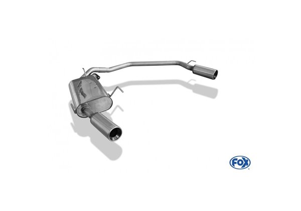 Escape deportivo Fox Opel Vectra B Duplex-System Todos