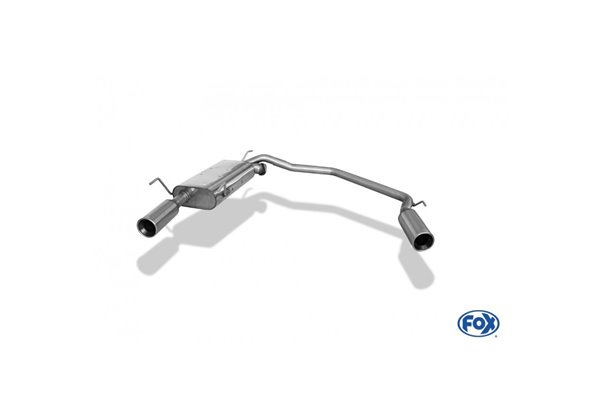 Escape deportivo Fox Opel Vectra B Duplex-System Todos