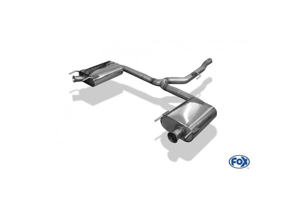 Escape deportivo Fox Opel Insignia A OPC Todos