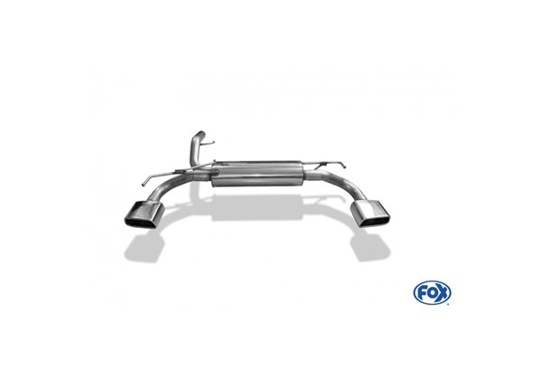 Escape deportivo Fox Opel Adam 1,2l 51kW 1,4l 64/74kW Todos