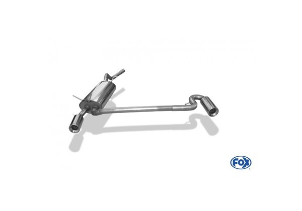 Escape deportivo Fox Renault Megane I BA, EA, JA Todos