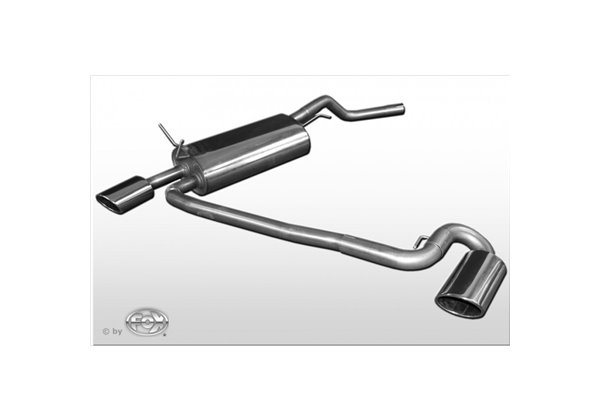 Escape deportivo Fox Renault Megane I BA, EA, JA Todos