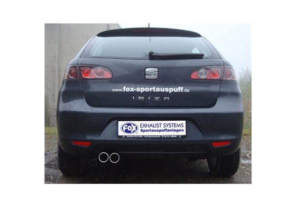 Escape deportivo Fox Seat Ibiza 6L mit Stoßstangenausschnitt Todos