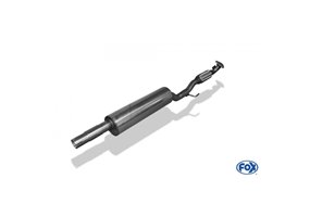 Escape deportivo Fox Skoda Fabia 5J - 2006-2014 3/5-türer 1,2l 44kW 12V (CGPB)