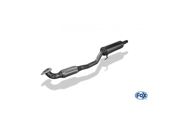 Escape deportivo Fox Skoda Fabia 5J - 2006-2014 3/5-türer 1,2l 44kW 12V (CGPB)