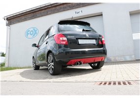Escape deportivo Fox Skoda Fabia 3/5-puertas Sport 1999-2008