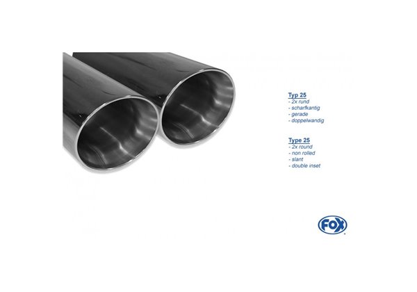 Escape deportivo Fox Skoda Octavia 1Z 1Z RS Todos