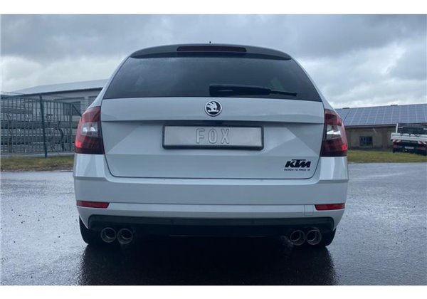 Escape deportivo Fox Skoda Octavia 5E 2,0l 140kW 2,0l 140kW