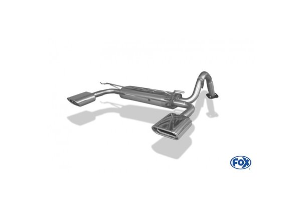 Escape deportivo Fox Toyota Yaris Yaris XP9 desde 06 1,0l 1,3l 1,4l D Todos