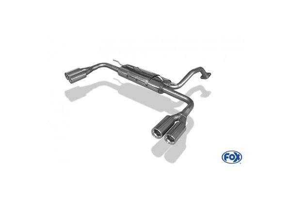 Escape deportivo Fox Toyota Auris 2006-2011 - E15 Benzin Todos