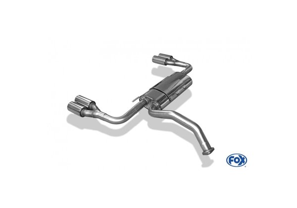 Escape deportivo Fox Toyota Auris 2006-2011 - E15 Benzin Todos