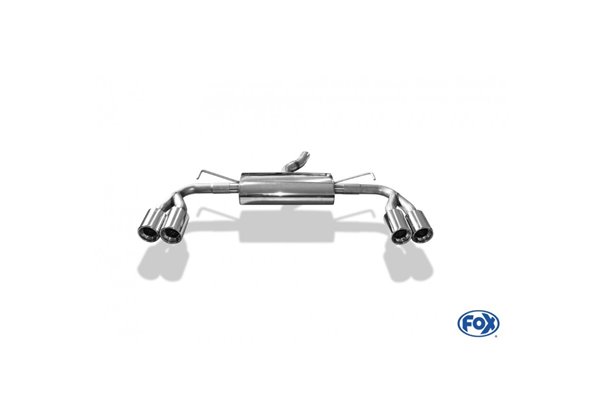 Escape deportivo Fox Toyota Auris 2006-2011 - E15 Diesel Todos