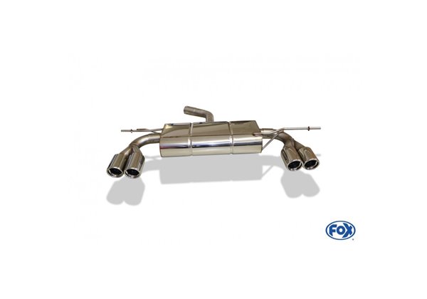 Escape deportivo Fox Volkswagen Scirocco 1,4l TSI + 2,0l TDI 100/103kW 55er System Todos