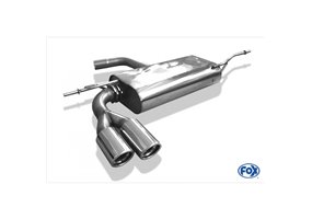 Escape deportivo Fox Volkswagen Scirocco 1,4l TSI + 2,0l TDI 100/103kW 55er System Todos