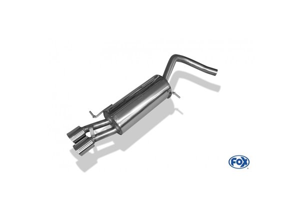 Escape deportivo Fox Volkswagen Polo 6R GT und GTI 63,5mm Todos