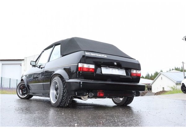 Escape deportivo Fox Volkswagen Golf I Cabrio Todos