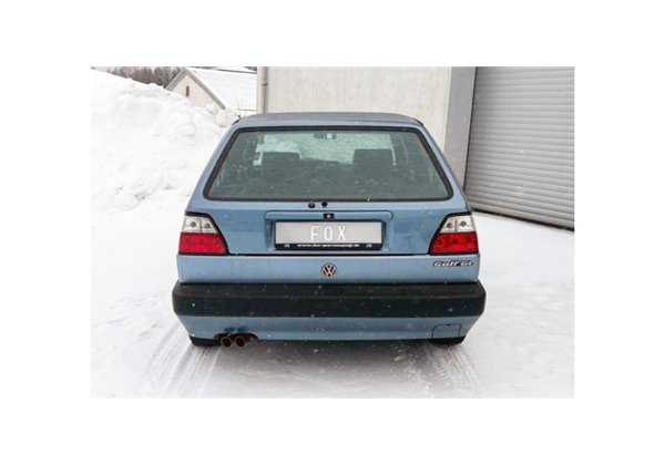 Escape deportivo Fox Volkswagen Golf II 1,0 - 1,8l + 1,6l D Todos