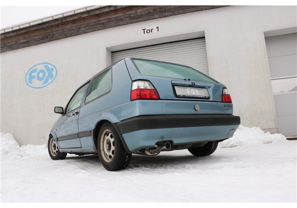 Escape deportivo Fox Volkswagen Golf II 1,0 - 1,8l + 1,6l D Todos