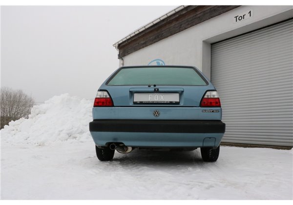 Escape deportivo Fox Volkswagen Golf II 1,0 - 1,8l + 1,6l D Todos