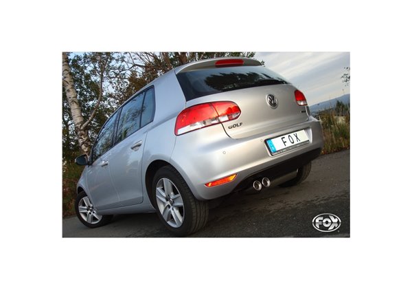 Escape deportivo Fox Volkswagen Golf VI 1,2l 1,4l und 1,6l TDI 2,0l TDI till 103kW 55mm - System