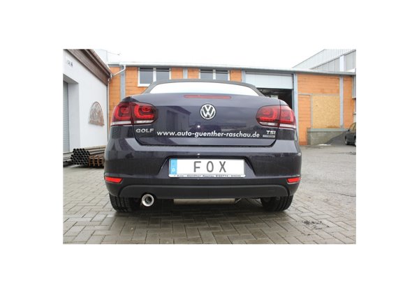 Escape deportivo Fox Volkswagen Golf VI Cabrio Todos