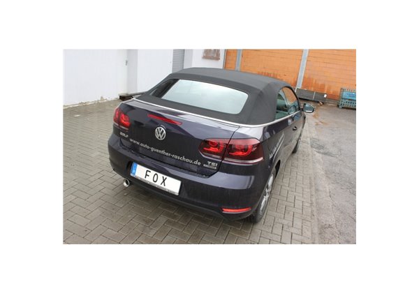 Escape deportivo Fox Volkswagen Golf VI Cabrio Todos