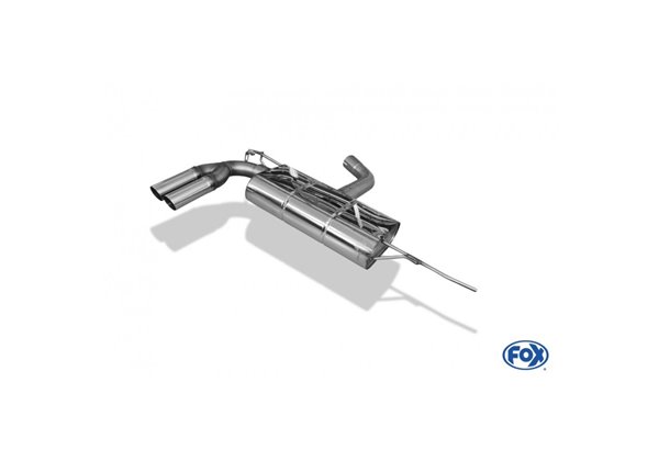 Escape deportivo Fox Volkswagen Golf VI 1,2l 1,4l und 1,6l TDI 2,0l TDI till 103kW 70mm - System