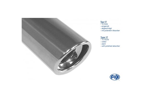 Escape deportivo Fox Volkswagen Golf VI 1,2l 1,4l und 1,6l TDI 2,0l TDI till 103kW 70mm - System