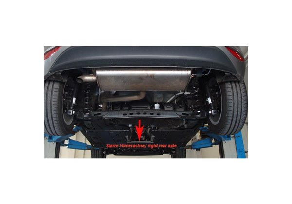 Escape deportivo Fox Volkswagen Golf VII Vorfacelift (2012-2017) 1,2 1,4 1,6 1,6 TDI 2,0 TDI bis 110kW Für Modelle mit starrer H