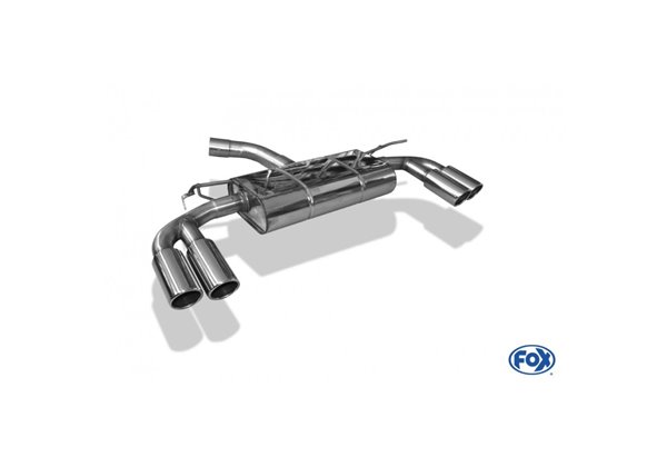 Escape deportivo Fox Volkswagen Golf VII Vorfacelift (2012-2017) 1,2 1,4 1,6 1,6 TDI 2,0 TDI bis 110kW Für Modelle mit Einzelrad