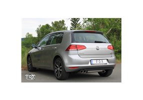 Escape deportivo Fox Volkswagen Golf VII Vorfacelift (2012-2017) 1,2 1,4 1,6 1,6 TDI 2,0 TDI bis 110kW Für Modelle mit starrer H