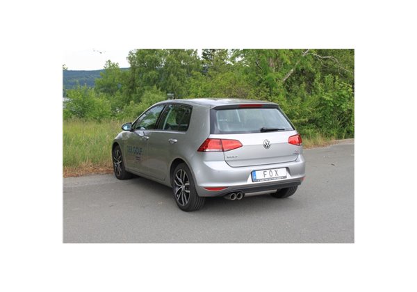 Escape deportivo Fox Volkswagen Golf VII Vorfacelift (2012-2017) 1,2 1,4 1,6 1,6 TDI 2,0 TDI bis 110kW Für Modelle mit starrer H