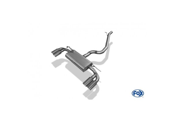 Escape deportivo Fox Volkswagen Golf VII Vorfacelift (2012-2017) 2,0l TDI 4-Motion