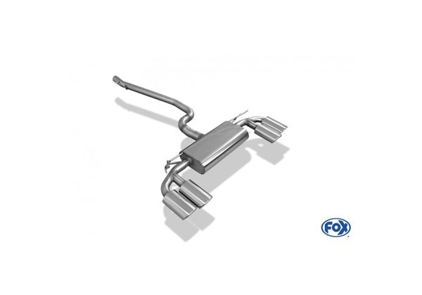 Escape deportivo Fox Volkswagen Golf VII Vorfacelift (2012-2017) 2,0l TDI 4-Motion