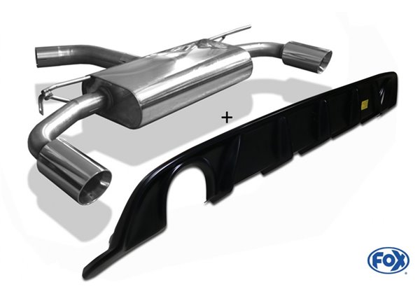 Escape deportivo Fox Volkswagen Golf VII 1,0l 1,4l 1,5l 2017-2019