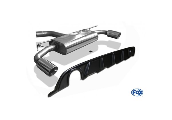 Escape deportivo Fox Volkswagen Golf VII Facelift (2017-2019) 1,0l 85kW (DKRF) 1,5l 110kW Für Modelle mit starrer Hinterachse