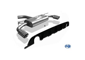 Escape deportivo Fox Volkswagen Golf VII Facelift (2017-2019) 1,0l 85kW (DKRF) 1,5l 110kW Für Modelle mit starrer Hinterachse