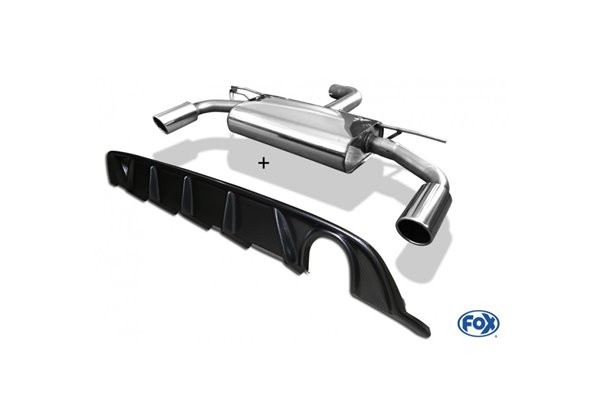 Escape deportivo Fox Volkswagen Golf VII Facelift (2017-2019) 1,0l 85kW (DKRF) 1,5l 110kW Für Modelle mit Einzelradaufhängung