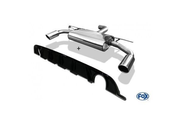 Escape deportivo Fox Volkswagen Golf VII Facelift (2017-2019) 1,0l 85kW (DKRF) 1,5l 110kW Für Modelle mit Einzelradaufhängung