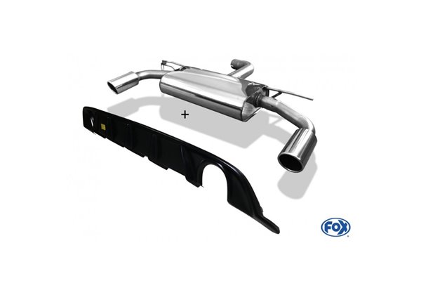 Escape deportivo Fox Volkswagen Golf VII Facelift (2017-2019) 1,0l 85kW (DKRF) 1,5l 110kW Für Modelle mit Einzelradaufhängung