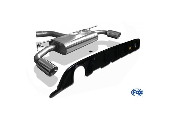 Escape deportivo Fox Volkswagen Golf VII Facelift (2017-2019) 1,0l 85kW (DKRF) 1,5l 110kW Für Modelle mit Einzelradaufhängung