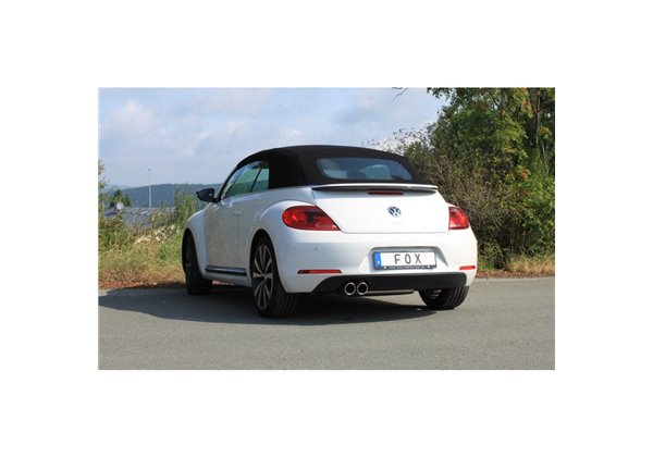 Escape deportivo Fox Volkswagen Beetle 16 (5C) 1,2l Starre Hinterachse