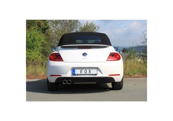 Escape deportivo Fox Volkswagen Beetle 16 (5C) 1,2l Starre Hinterachse