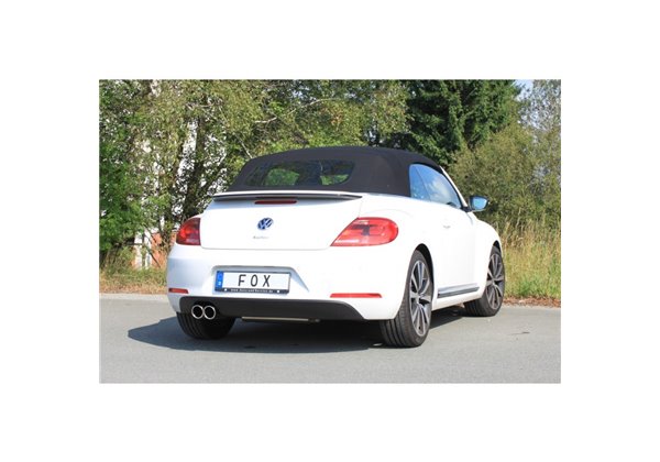 Escape deportivo Fox Volkswagen Beetle 16 (5C) 1,2l Starre Hinterachse