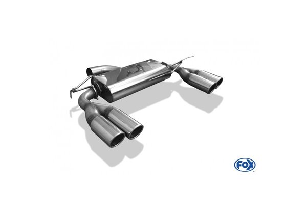 Escape deportivo Fox Volkswagen Beetle 16 (5C) 1,2l Starre Hinterachse