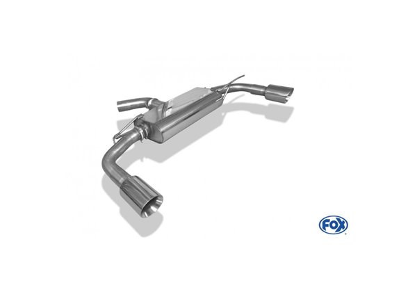 Escape deportivo Fox Volkswagen Beetle 16 (5C) 1,2l Starre Hinterachse