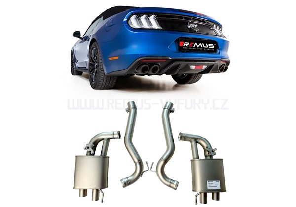Escape deportivo Remus Ford Mustang Coupe & Cabrio 5.0l V8 331kW(Con GPF Euro 6) 2017_