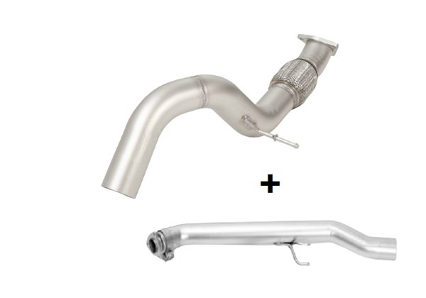 Downpipe delantero Remus Honda Civic Type-R Fl5 2.0l VTEC Turbo 242kW(K20C1,Con GPF) 2023_